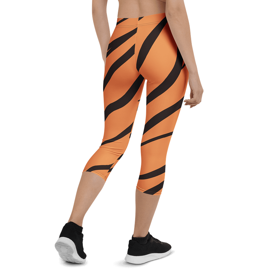 Tiger Stripes All-Over Capri Leggings product image (3)