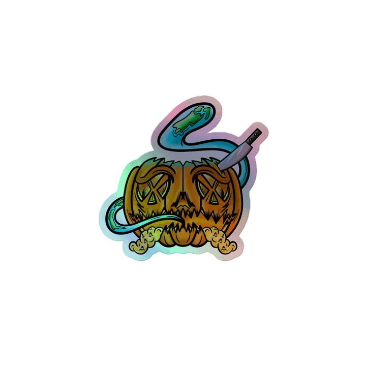 spooky pumpkin sticker product image (1)