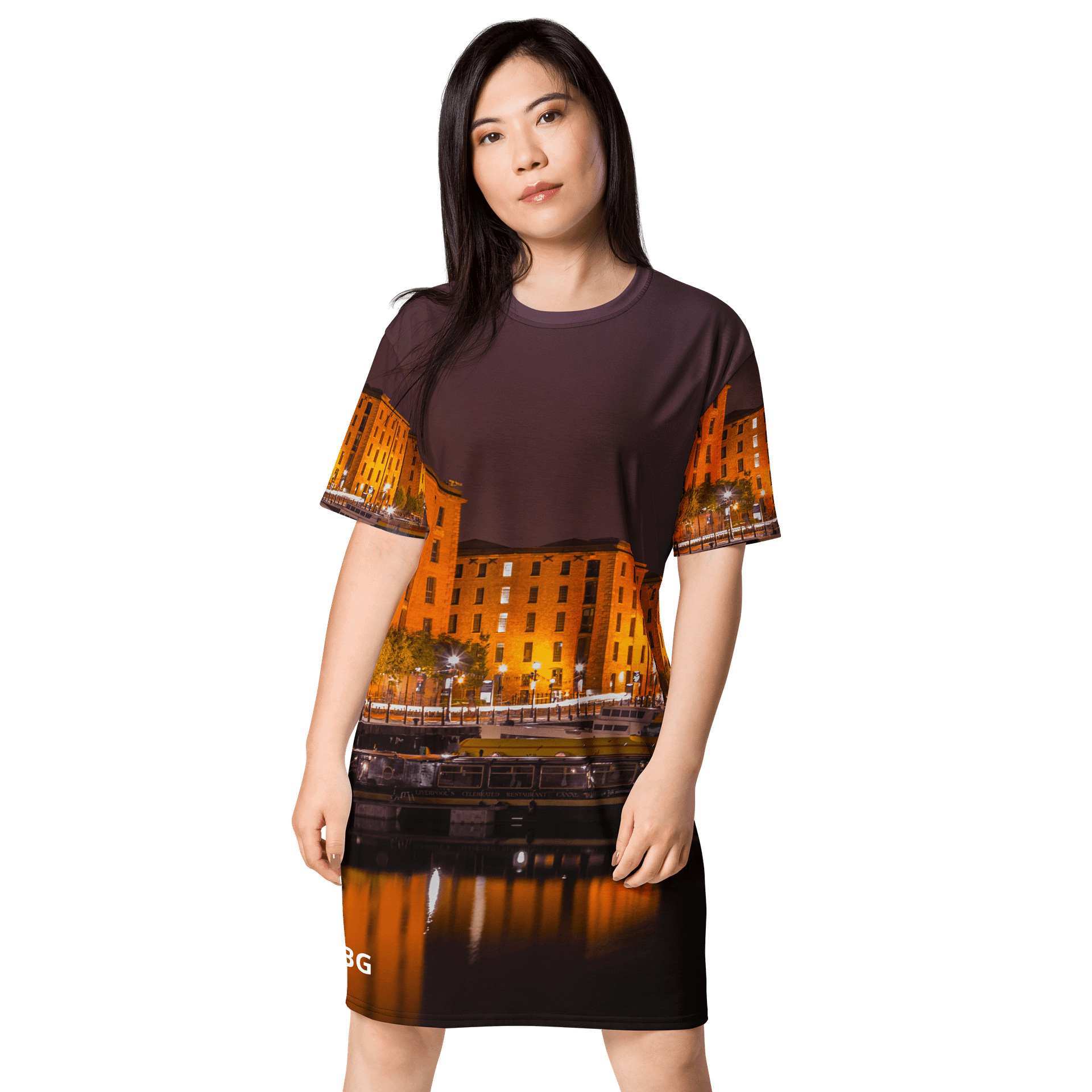 'Somewhere in the City' All-Over T-Shirt Dress product image (1)