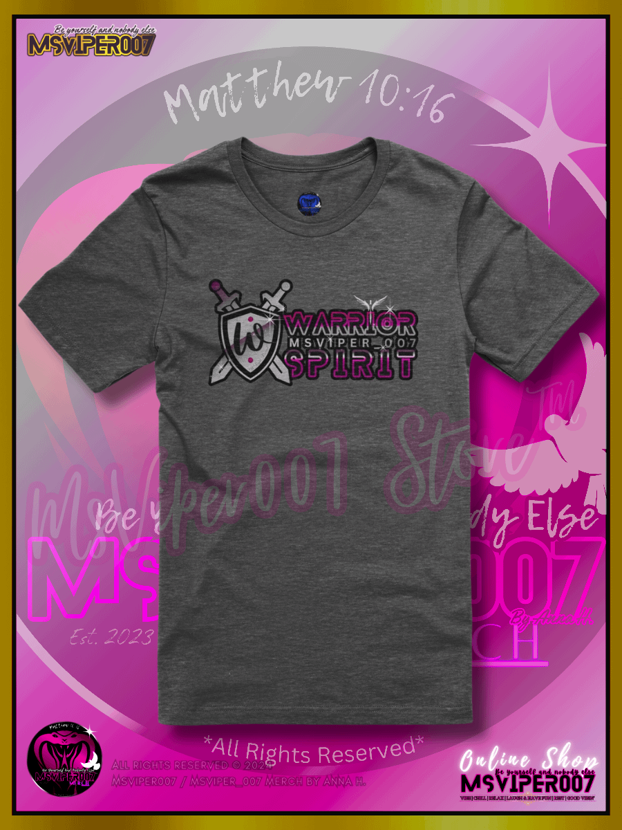 T-Shirt - MsViper007's "Warrior Spirit [pink]" Comfort T-shirt By Anna H. product image (1)