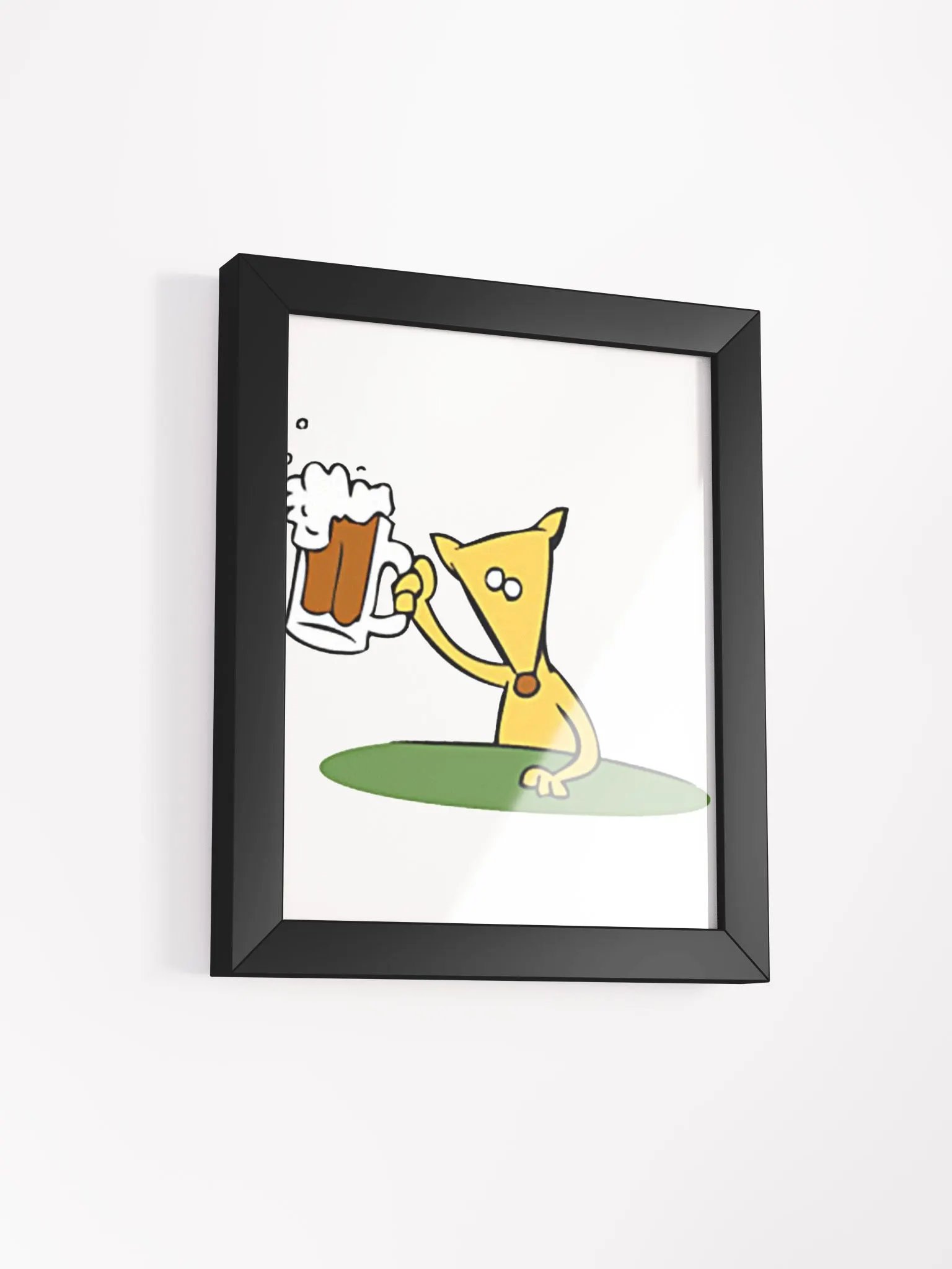 Framed Posters Dog w/Beer product image (22)