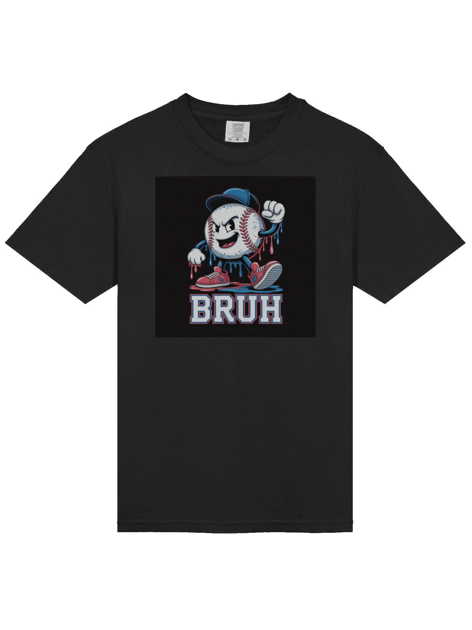 BRUH Baseball Character Heavyweight T-Shirt product image (26)