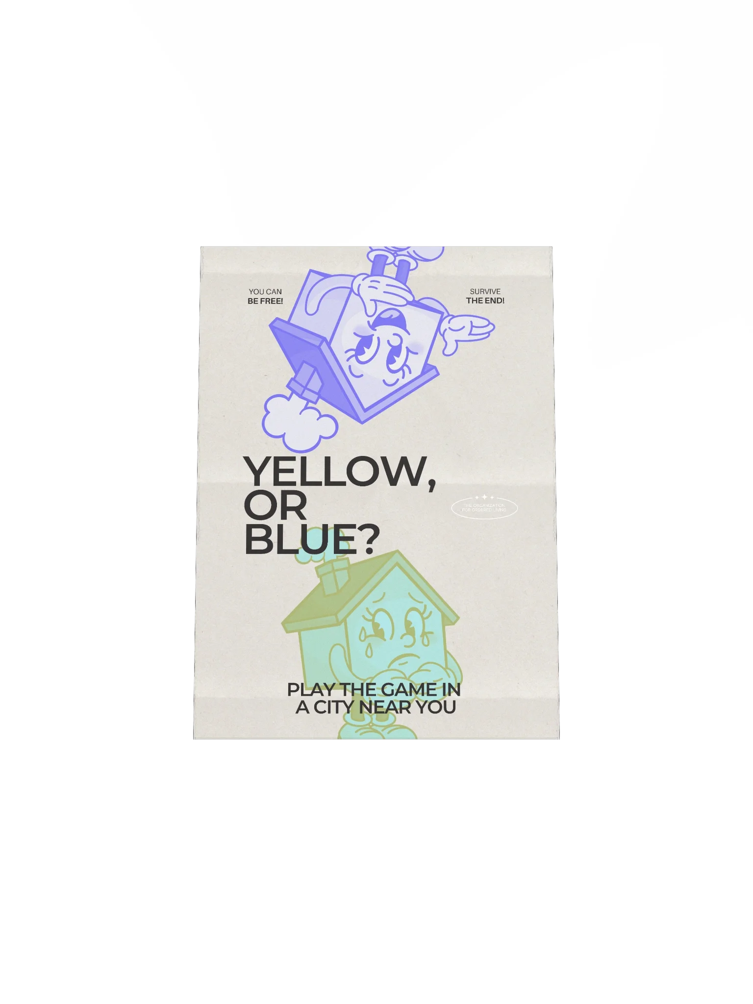 Poster: "Yellow, or Blue?" product image (4)