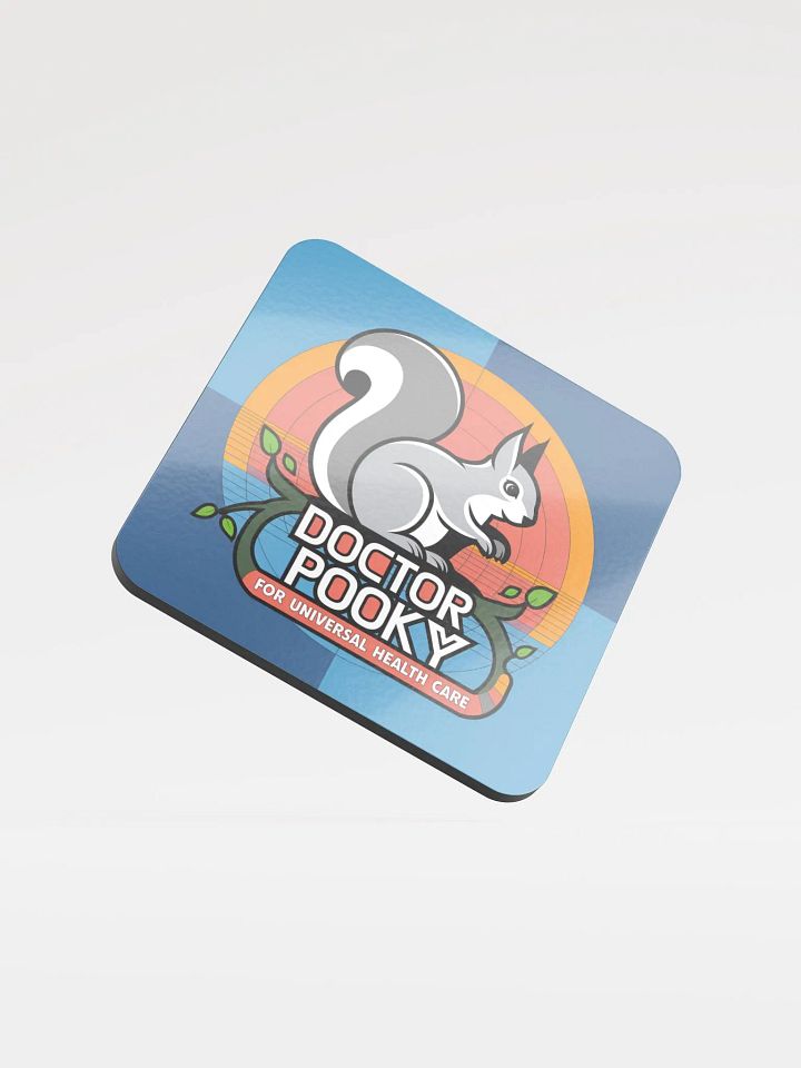 Coaster or micro art piece: doctor pooky for universal healthcare product image (1)