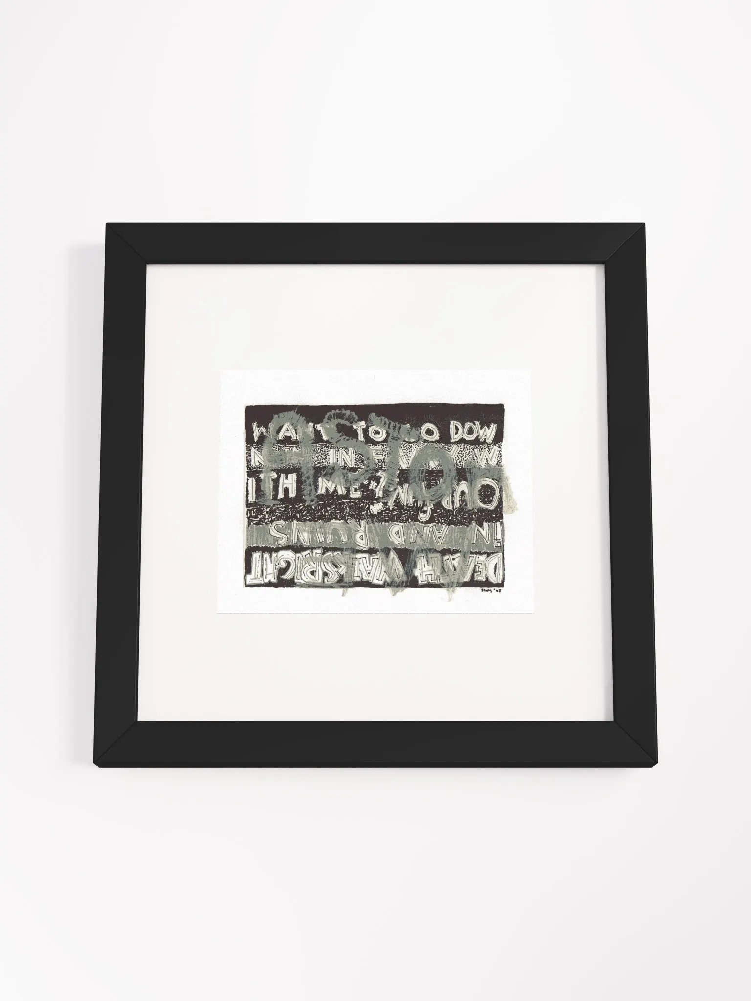 Aston me Panel Card Print Framed product image (4)