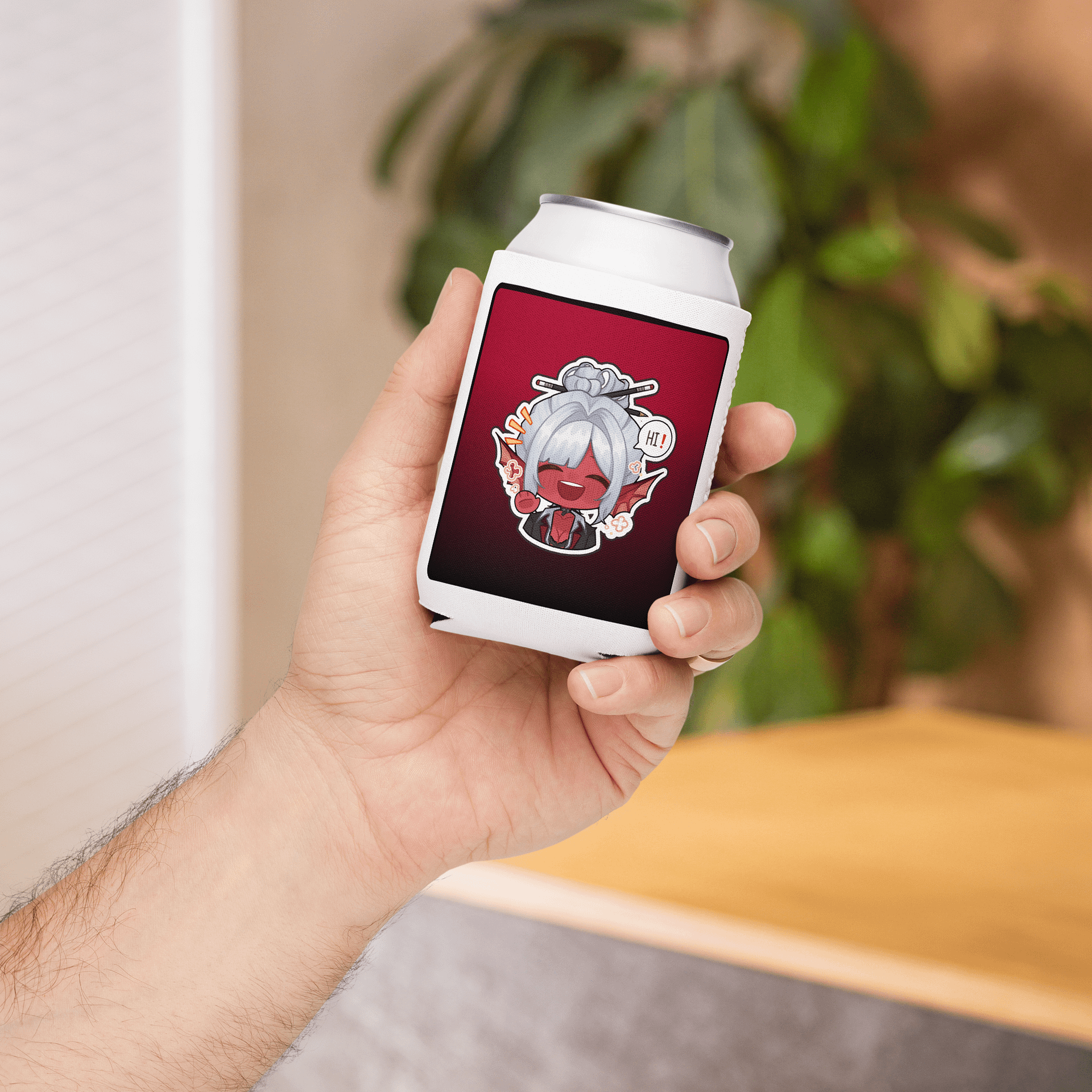 Greetings Emote Coozie (Red) product image (5)