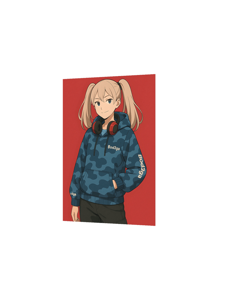 Bod3ga Camo Hoodie Poster product image (2)
