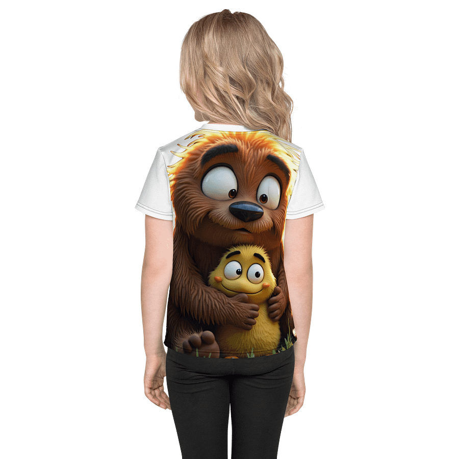Uplift & Hug – Cute Quote & Cartoon Animal Duo product image (4)