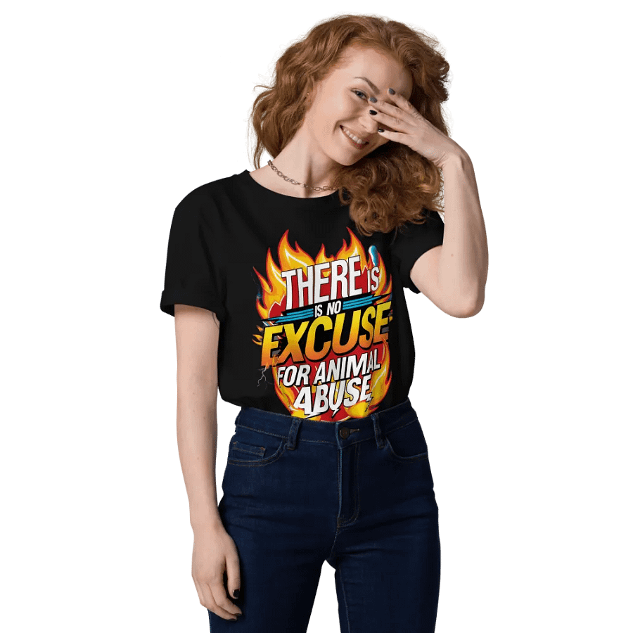 Flaming Message Organic Tee product image (7)