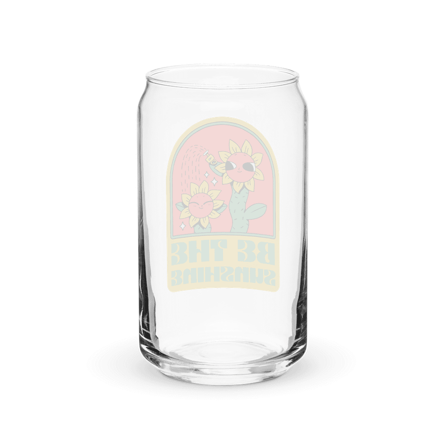 Be the sunshine Can-Shaped Glass product image (6)