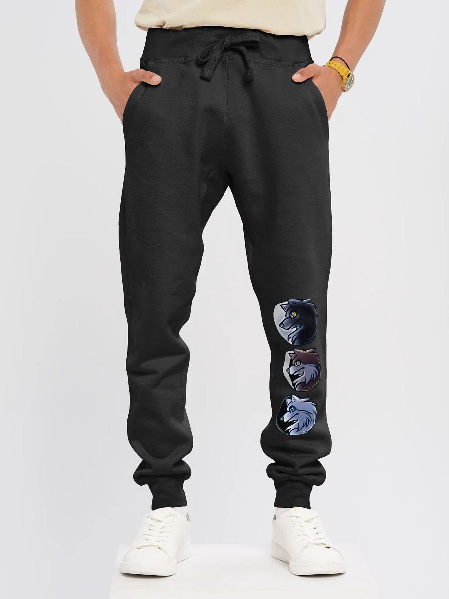 Wild Wolf Pack Circle Print Joggers product image (14)