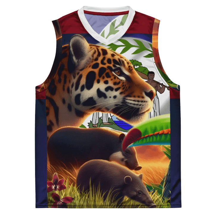 Beauty of Belize Basketball Jersey product image (1)
