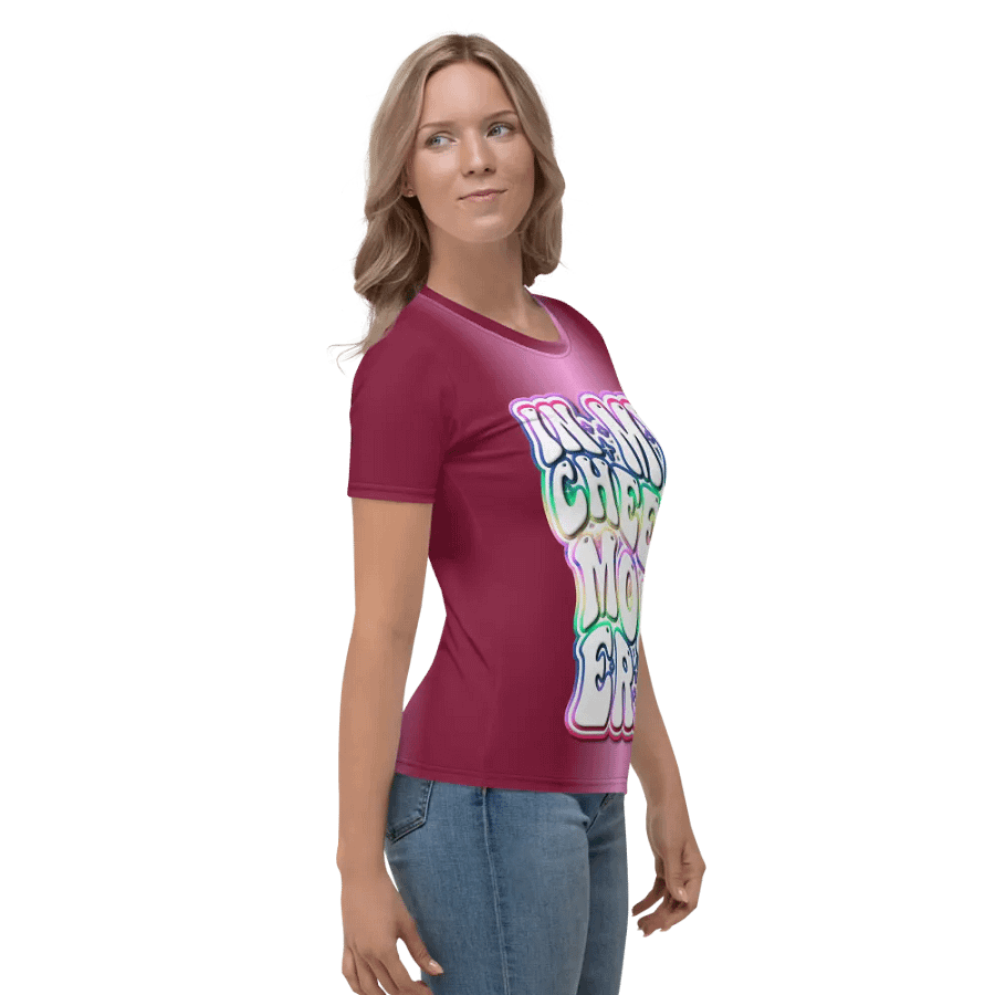 My Cheer Mom Era All Over Print T-shirt product image (5)