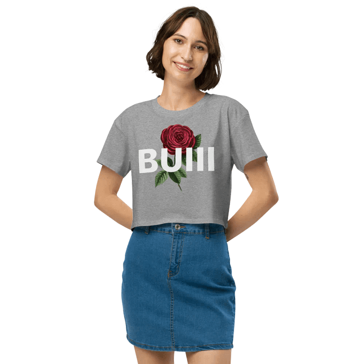 BUIII Logo Rose Crop Tops product image (2)