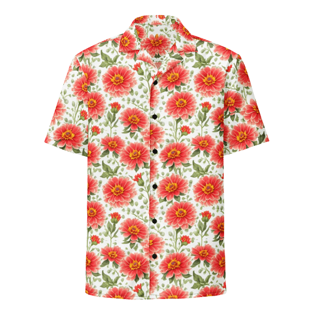 Floral Design Hawaiian Shirts
