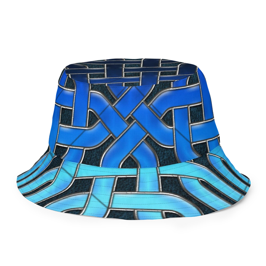 Blue Celtic Knot Kaleidoscope Buckethat product image (3)