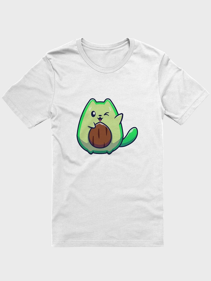 Winking Kawaii Avocado Cat T-Shirt product image (22)