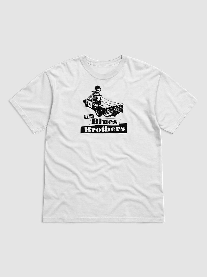 Funny Blues Brothers vintage style graphic T-shirt with the Bluesmobile fan club sat 40 for men women product image (1)