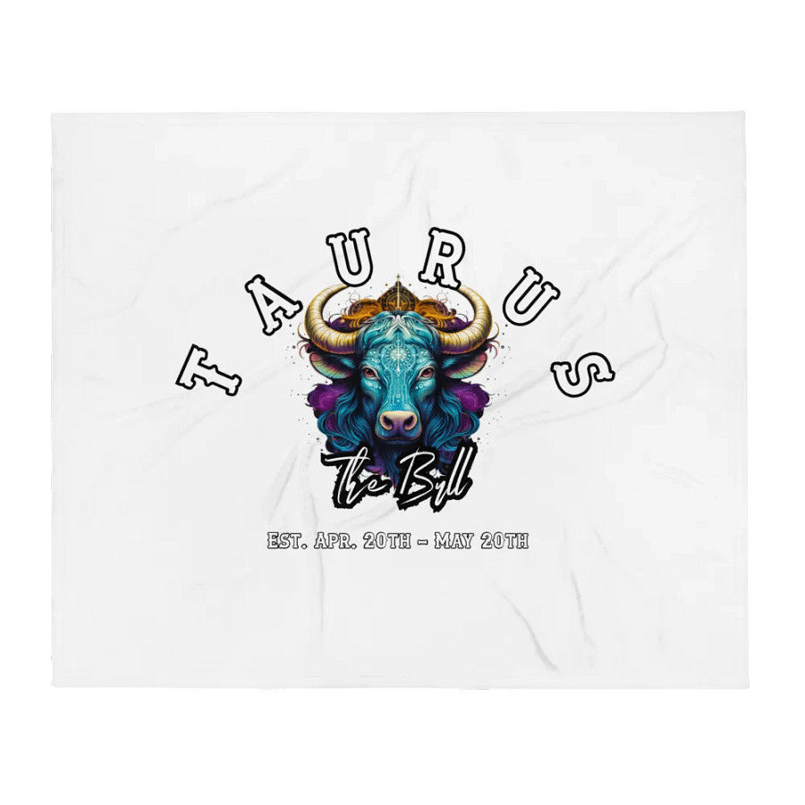 Taurus - Zodiac Throw Blanket product image (1)
