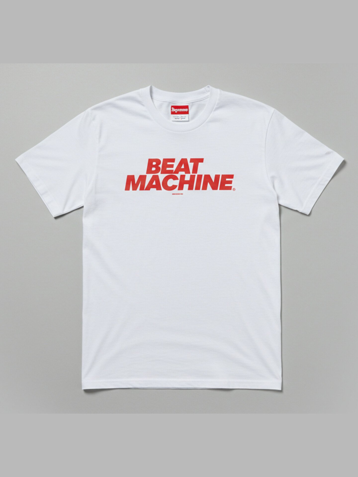 BEAT MACHINE WHITE TEE product image (1)