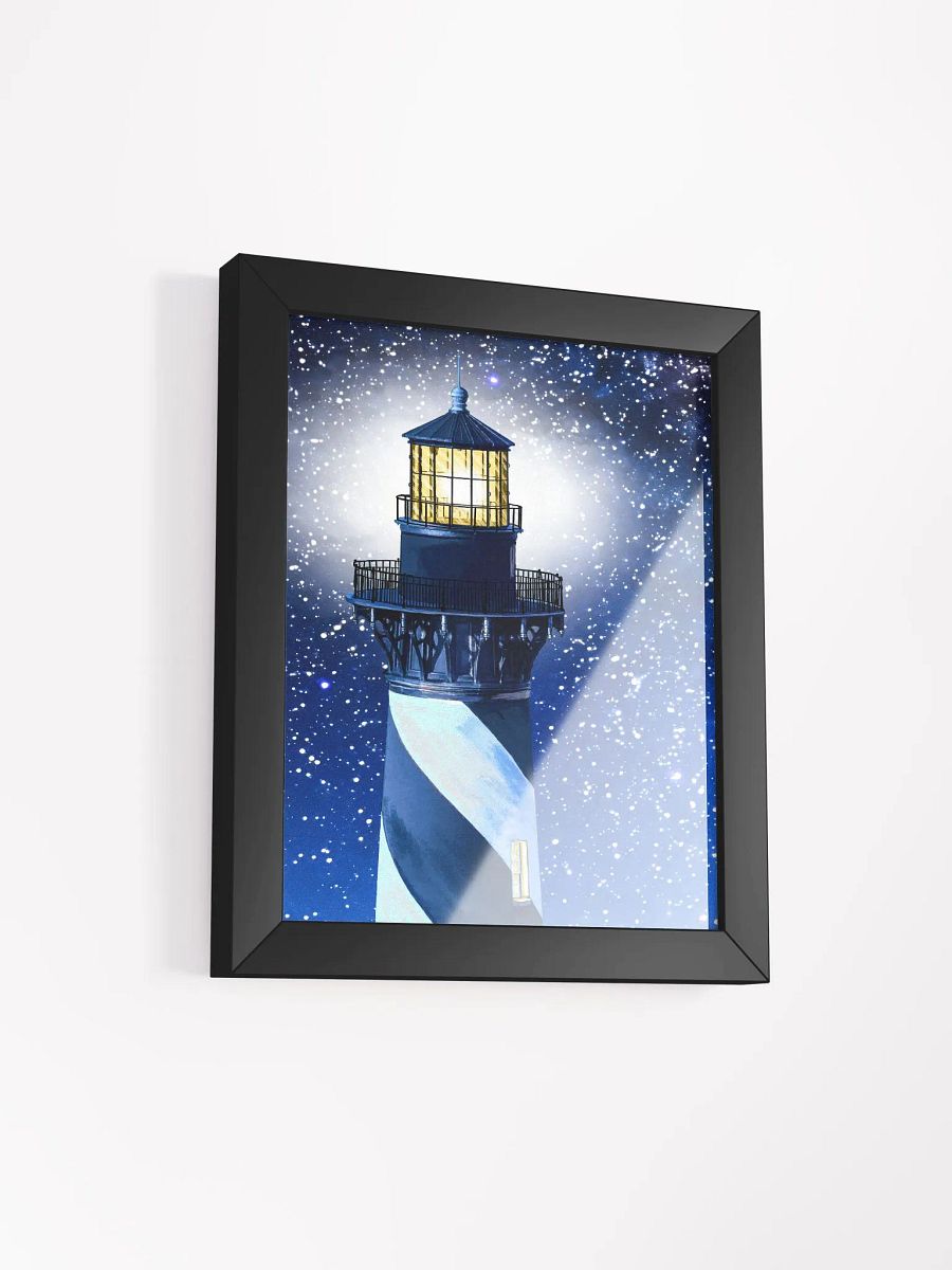 Cape Hatteras Lighthouse At Night - North Carolina Framed Poster product image (27)