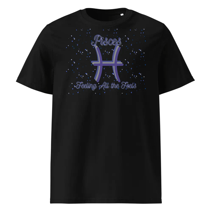 Pisces, Feeling All the Feels, Black Tee product image (1)