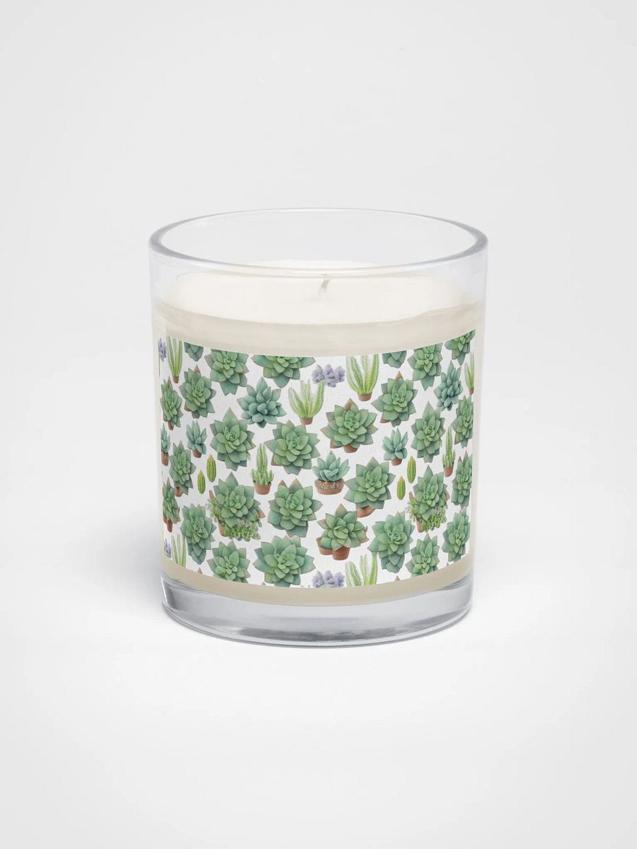 Rose Succulent Candle product image (1)