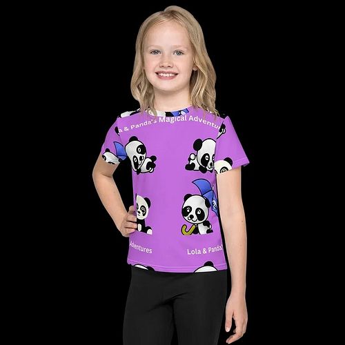 🔥💯Lola & Panda's Magical Adventures Kids  t shirt 🔥
🔥🌈🔥