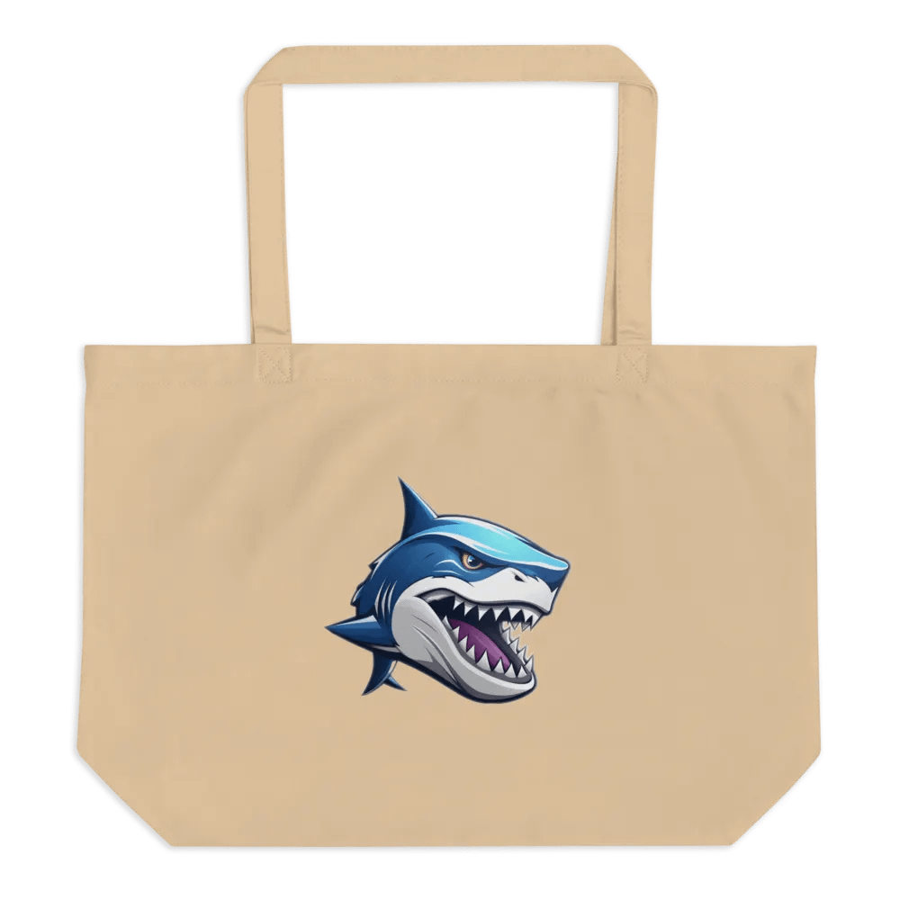Ferocious Shark Emblem Tote product image (1)