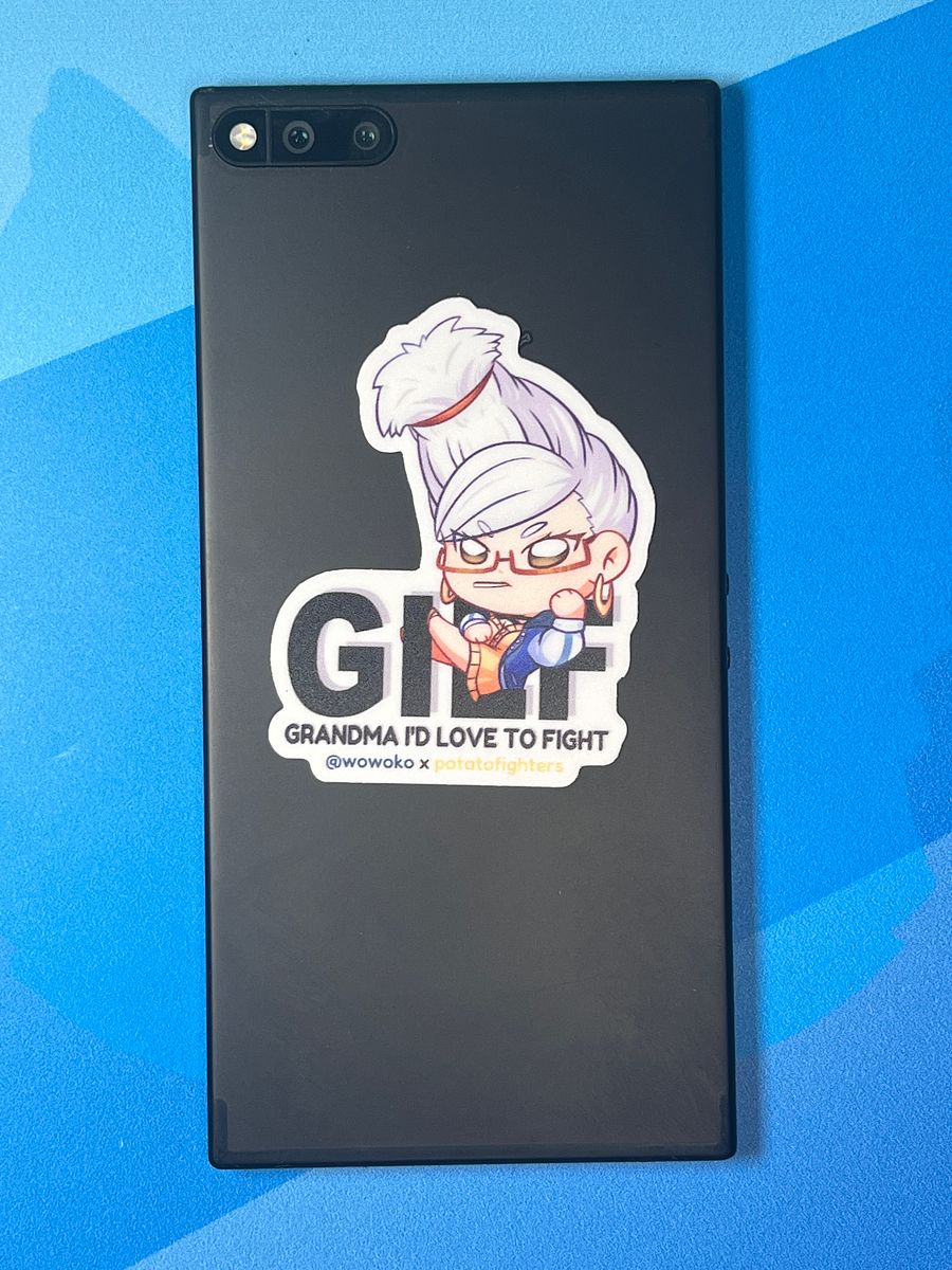 WoWoKo x Potato Fighters - GILF (Grandma I'd love to fight) Seiko - Sticker product image (3)