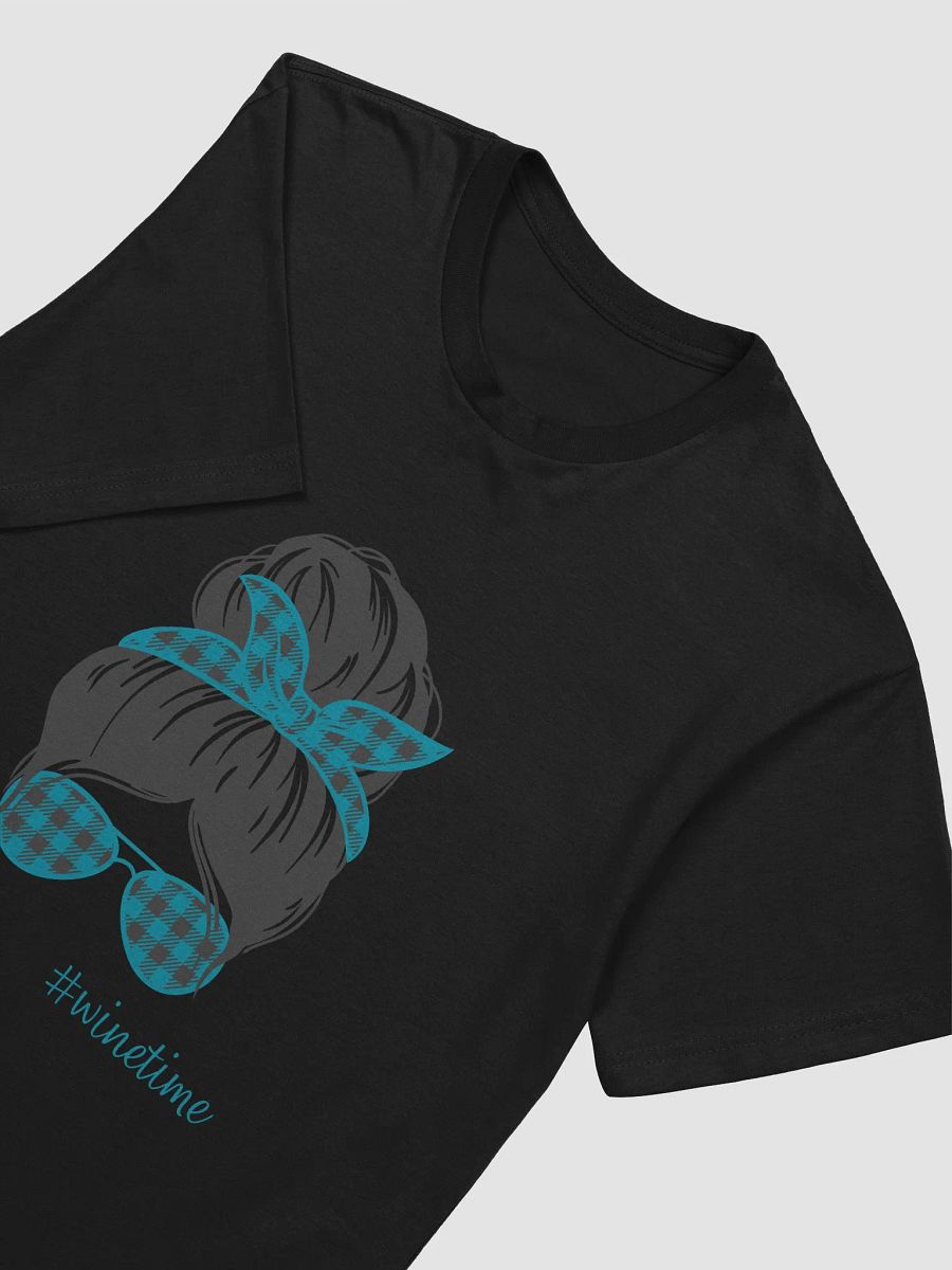 Mom Bun and Wine Tee product image (4)