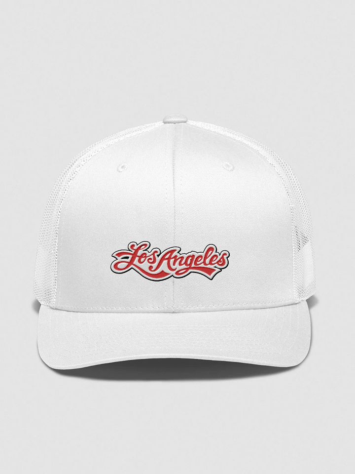 Vintage "Los Angeles" Script Trucker Hat product image (1)