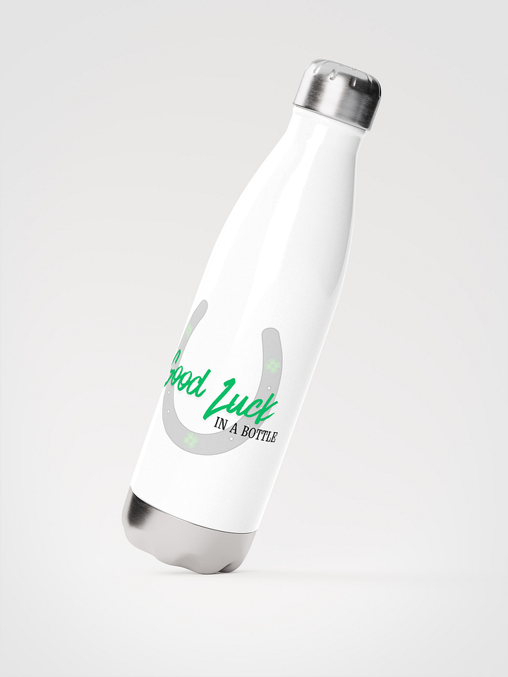 The "Good Luck in a Bottle" Stainless Steel Water Bottle product image (2)