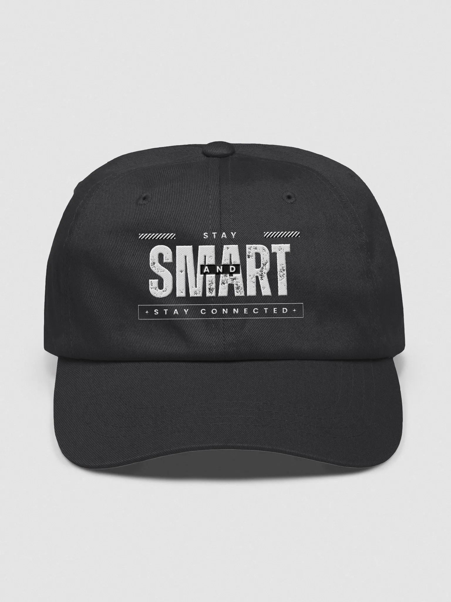 Stay Smart Cap (Light Text) product image (1)