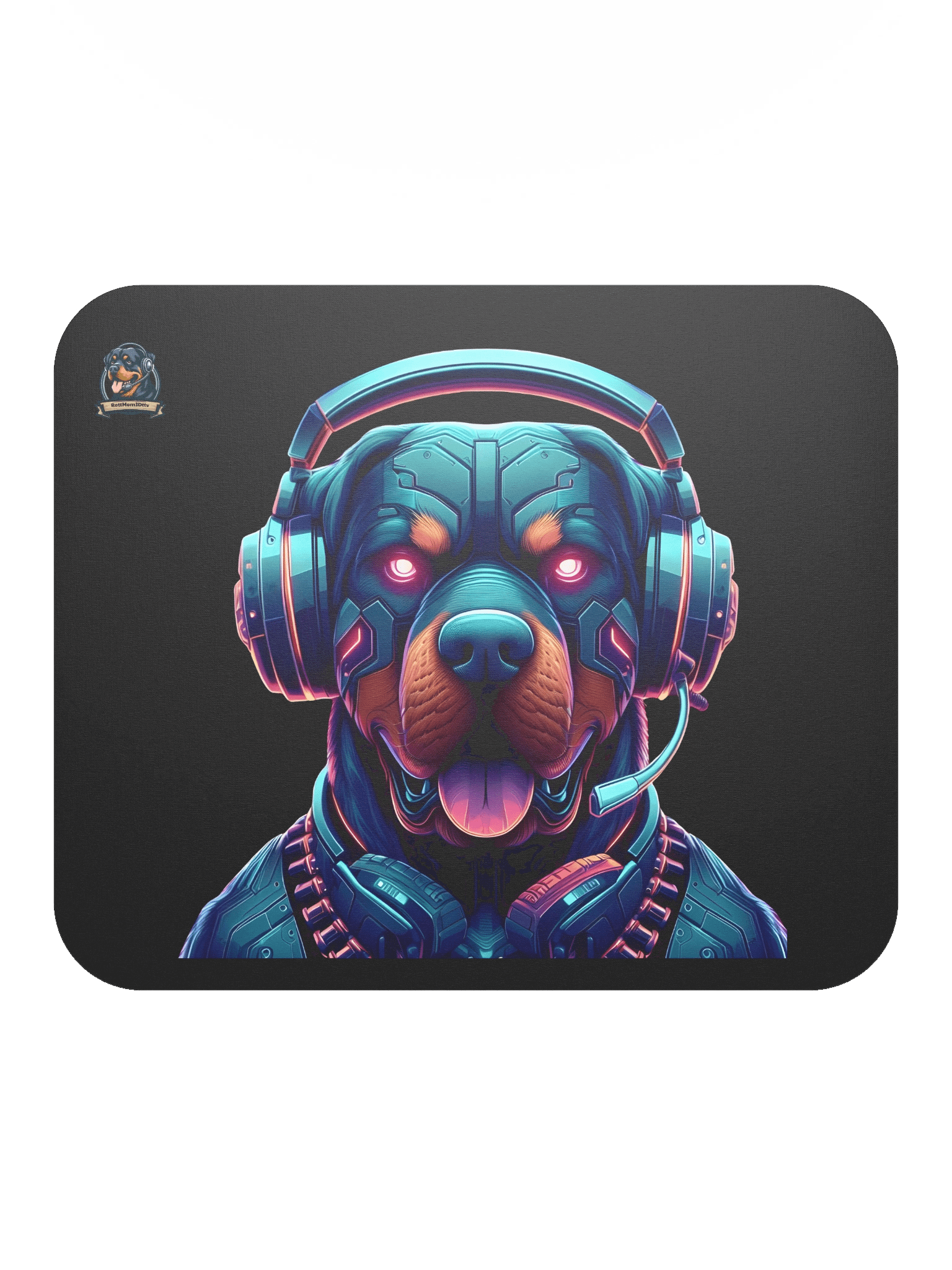 Cyber Rottie Mouse Pad product image (2)