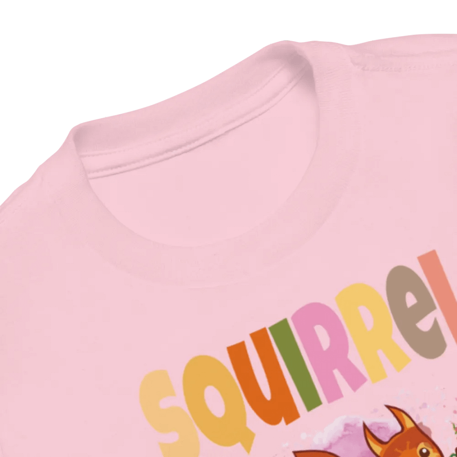 Squirrel Colorful Funny Cute Bella +Canvas Toddler T-Shirt – Funny Shirt, Best Gift for Kids product image (6)