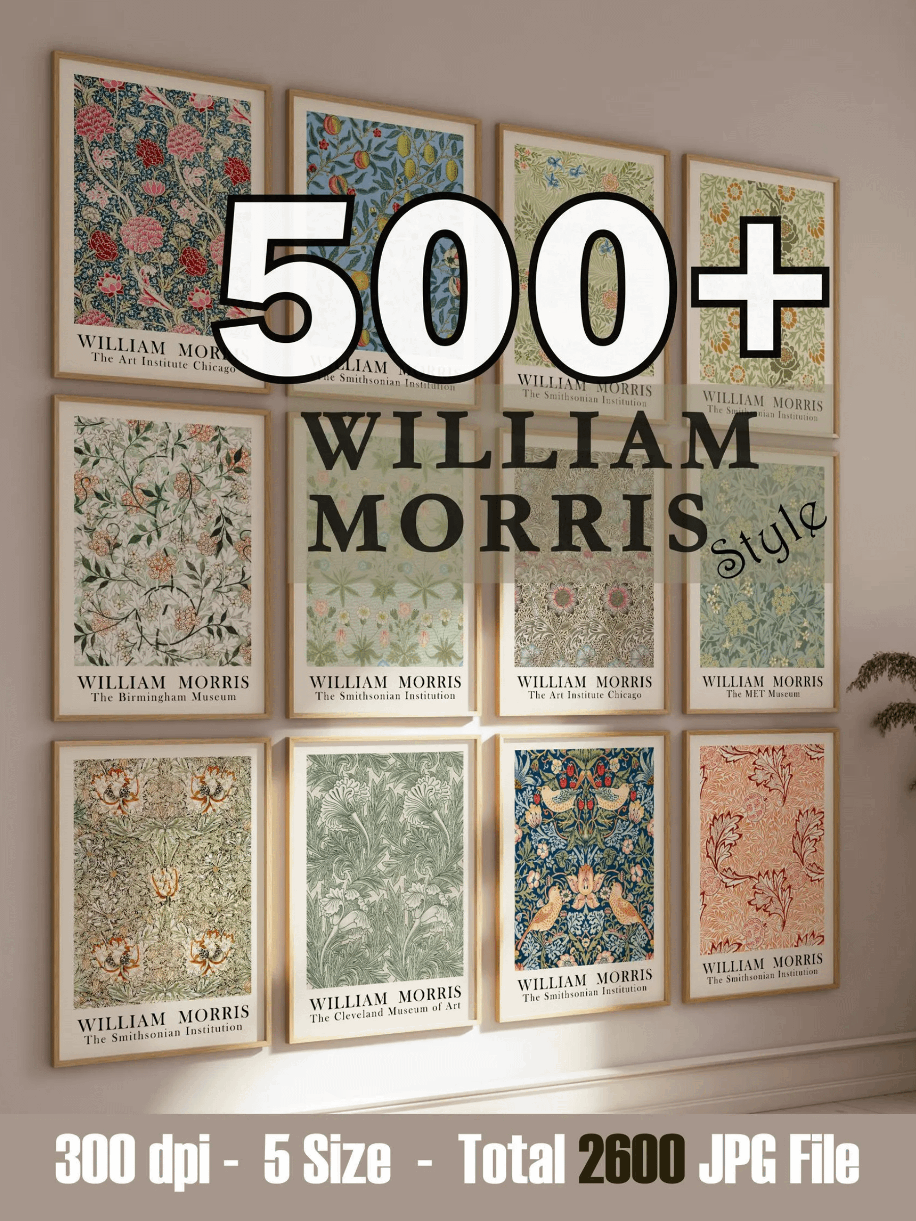 500 Printable William Morris Wall Art Prints product image (1)