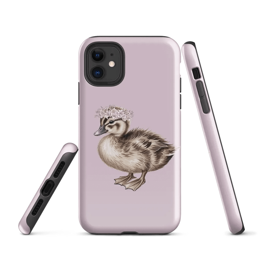 TINY DUCK FLOWERCROWN - COTTAGE PHONE CASE - TOUGH CASE product image (3)