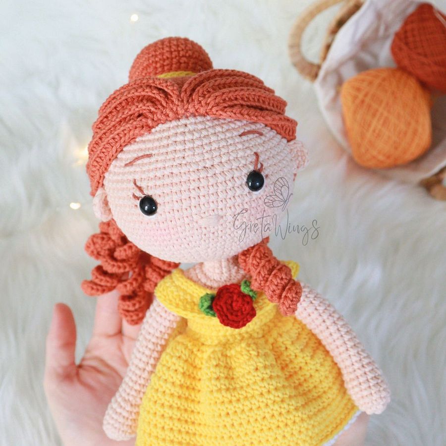 Patrón de Amigurumi de la Princesa Bella (Descarga Digital) product image (3)