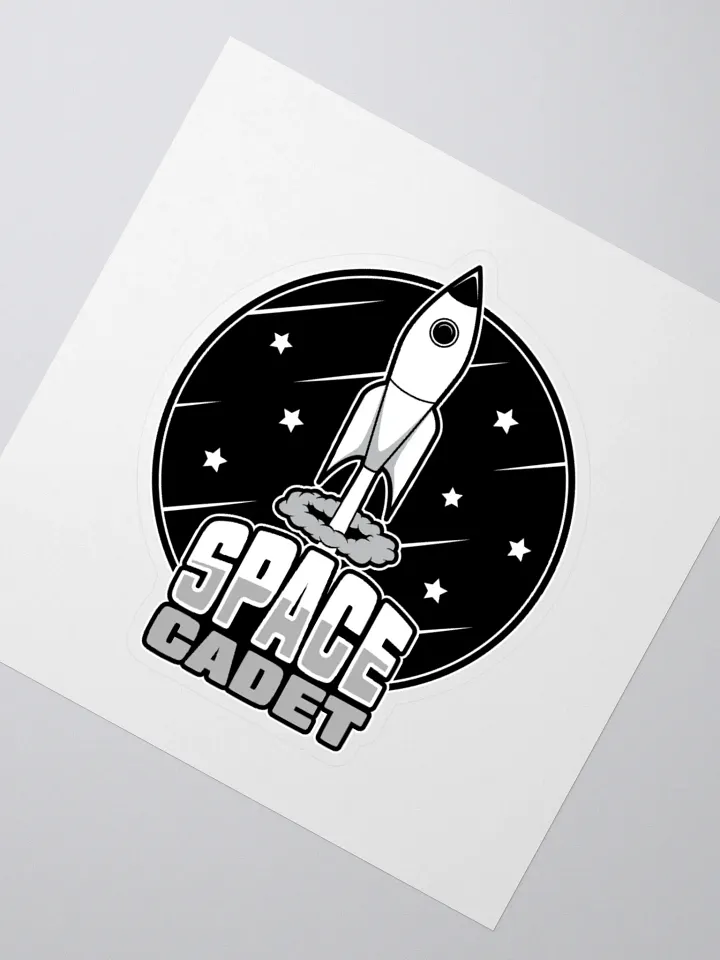 Space Cadet Retro Rocket Sticker product image (6)