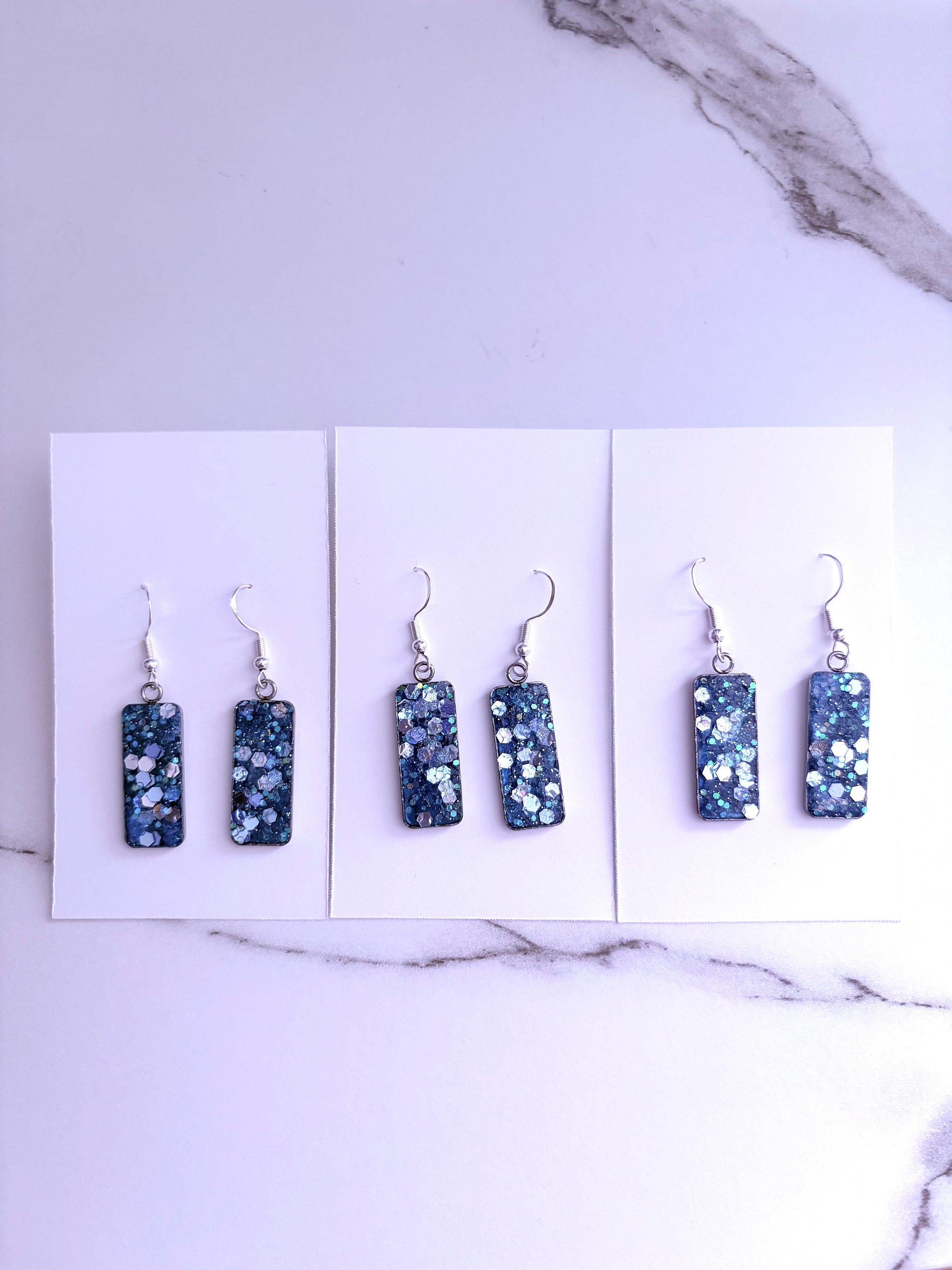 MFD-00235 | MFD-00236 | MFD-00237 | Ocean’s Sparkle Earrings | Handmade Jewelry by Monique Faella Designs™ product image (2)