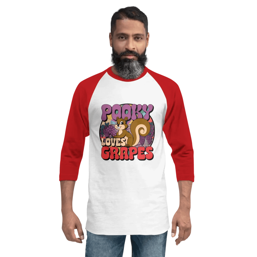 Pooky's Grape Adventure Raglan Tee product image (2)