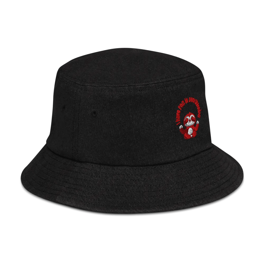 Zen Sloth Denim Bucket Hat product image (5)