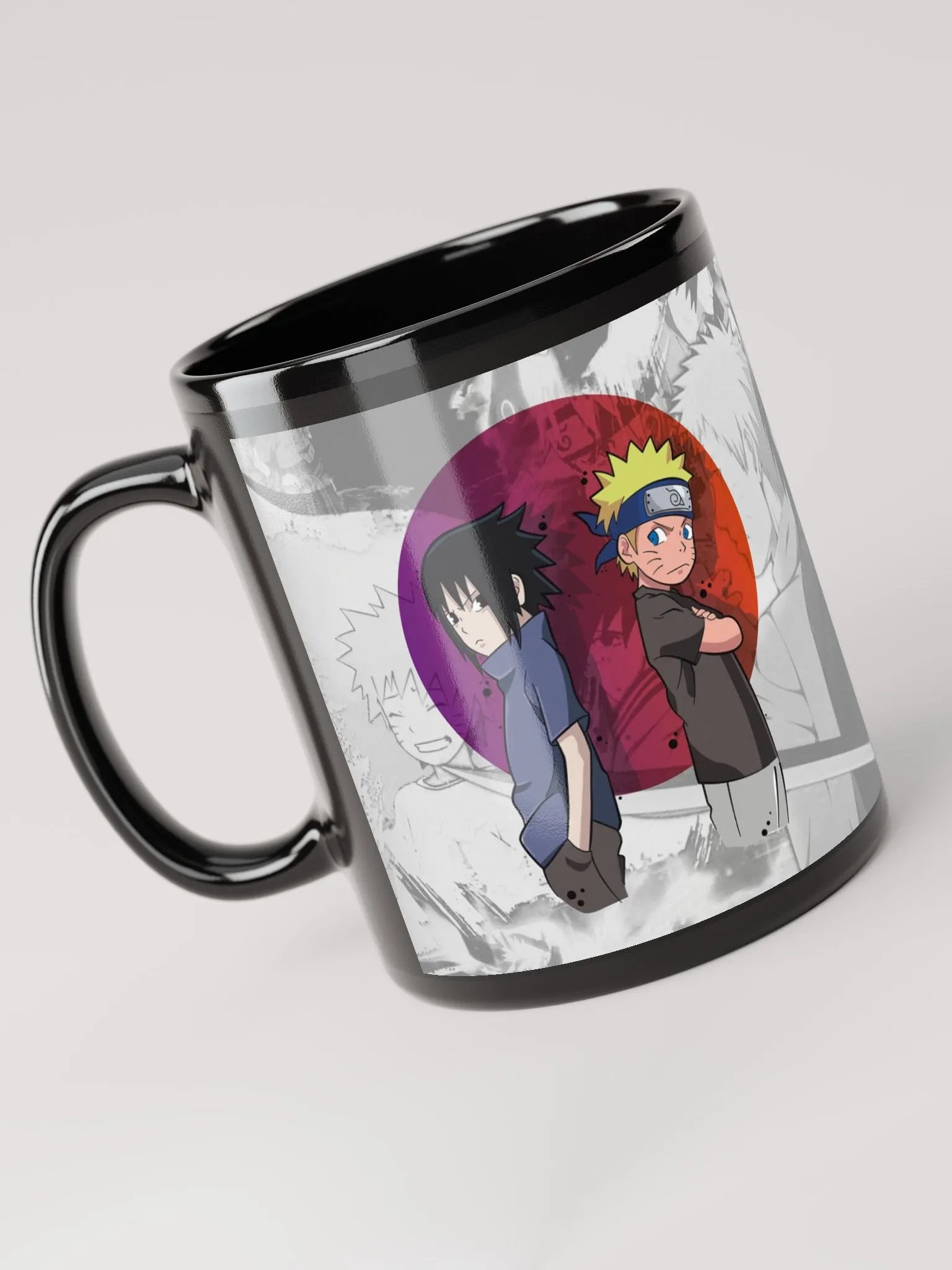 Dynamic Duo Back-to-Back Mug - Premium Ceramic Coffee Mug for Best Friends & Anime Lovers product image (3)