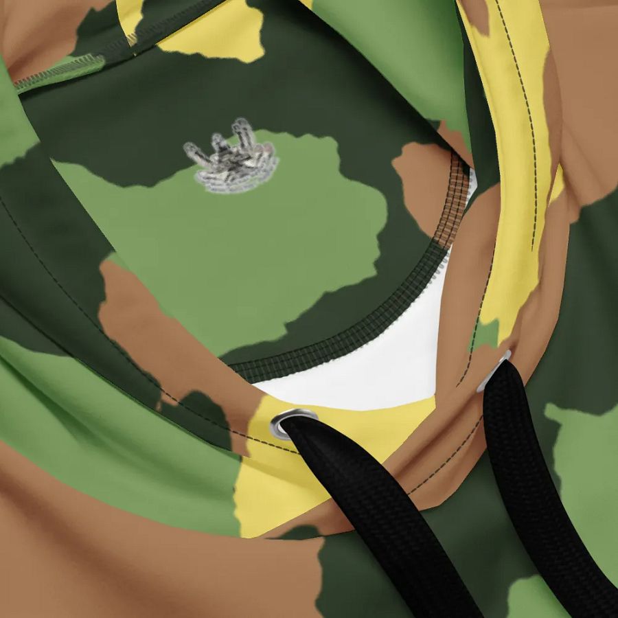 Green Camouflage Twin Anchor Logo Hoodie product image (3)