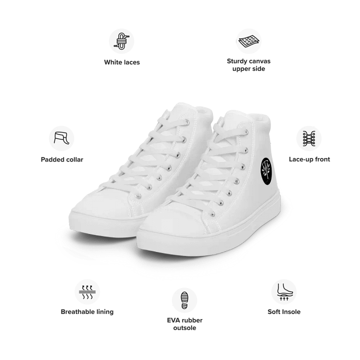 Handmade High Top Canvas Sneakers product image (2)