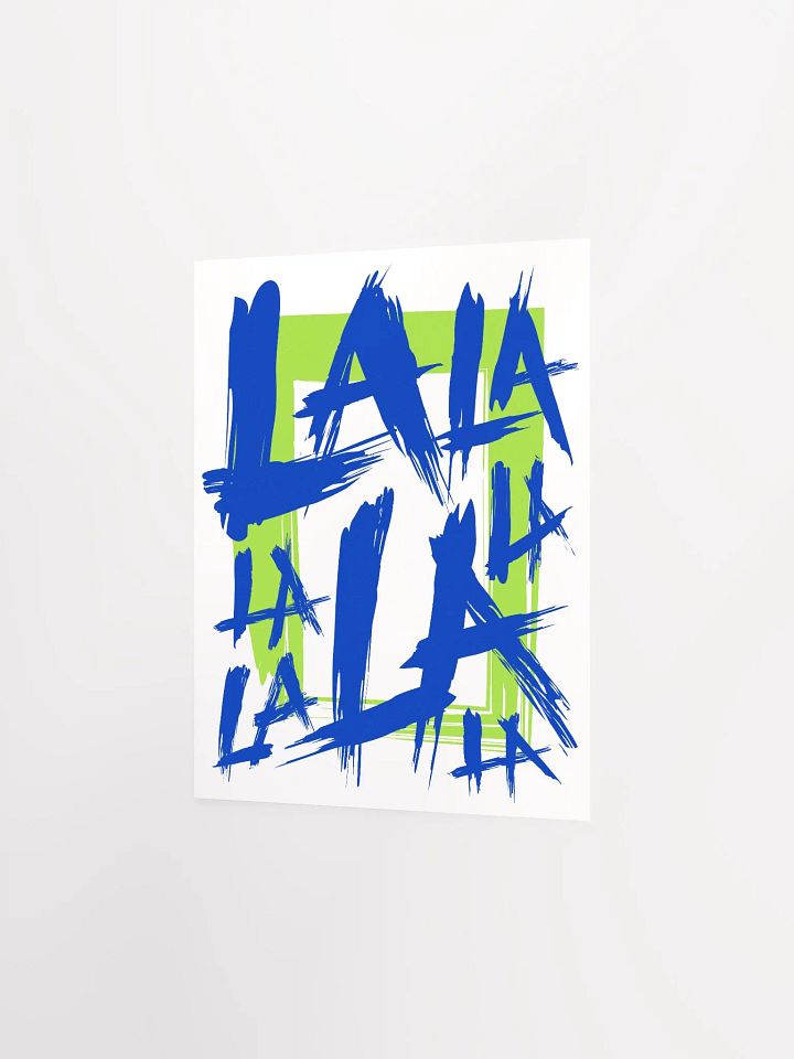 La La La Matte Paper Poster product image (14)