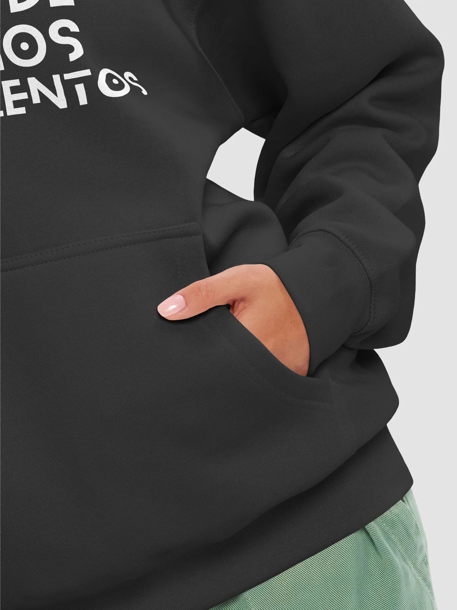 Sudadera con capucha (TÓXICA COLOR NEGRO) product image (8)