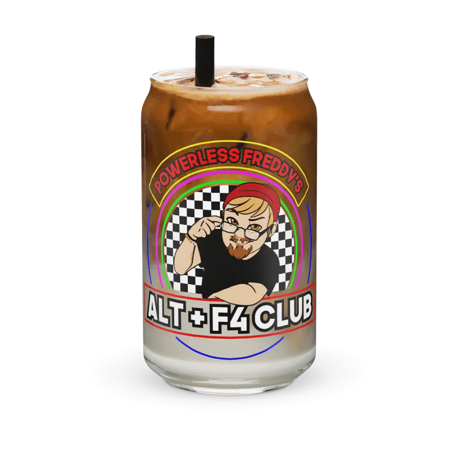ALT + F4 Club Can-Shaped Glass product image (36)