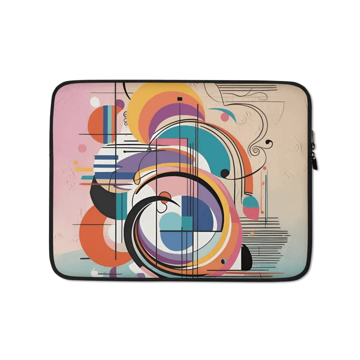 Vibrant kadinsky Laptop Sleeve for techi moms daughter on mothersday product image (1)